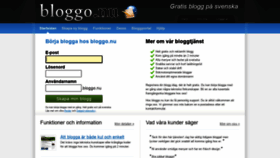 What Bloggo.nu website looked like in 2021 (2 years ago)