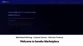 What Beneko.com website looked like in 2021 (2 years ago)