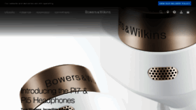 What Bowers-wilkins.com website looked like in 2021 (2 years ago)