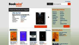What Bookwire.com website looked like in 2021 (2 years ago)
