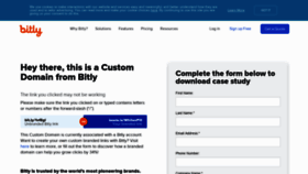 What Bitly.pro website looked like in 2021 (2 years ago)