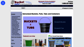 What Bucket-outlet.com website looked like in 2021 (2 years ago)