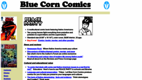 What Bluecorncomics.com website looked like in 2021 (2 years ago)