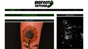 What Bigfoottattoos.ca website looked like in 2021 (2 years ago)
