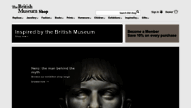 What Britishmuseumshoponline.org website looked like in 2021 (2 years ago)