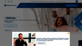 What Bancodeoccidente.com.co website looked like in 2021 (3 years ago)