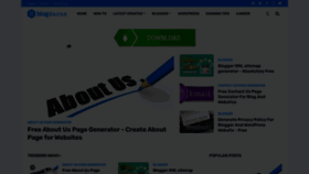 What Blogearns.com website looked like in 2021 (2 years ago)