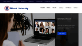 What Bilkent.edu.tr website looked like in 2021 (3 years ago)