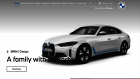 What Bmw.com website looked like in 2021 (2 years ago)