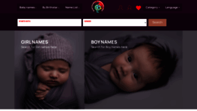 What Babynames.tamilgod.org website looked like in 2021 (2 years ago)