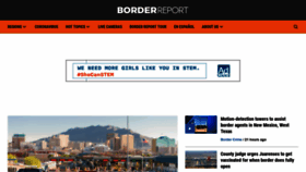 What Borderreport.com website looked like in 2021 (2 years ago)