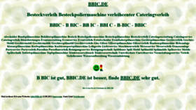 What Bbic.de website looked like in 2021 (2 years ago)