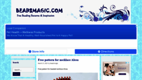 What Beadsmagic.com website looked like in 2021 (2 years ago)