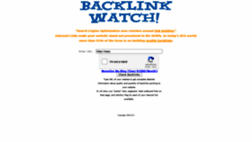 What Backlinkwatch.com website looked like in 2021 (2 years ago)