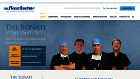 What Bonati.com website looked like in 2021 (2 years ago)
