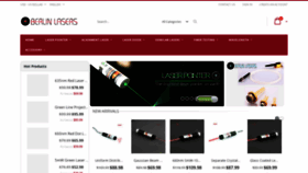 What Berlinlasers.com website looked like in 2021 (2 years ago)