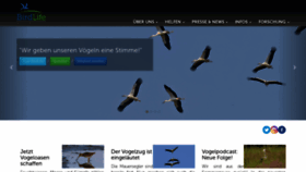 What Birdlife.at website looked like in 2021 (2 years ago)