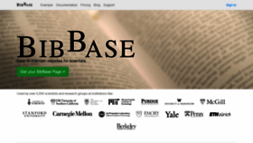 What Bibbase.org website looked like in 2021 (2 years ago)