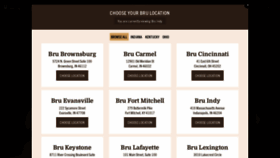What Bruburgerbar.com website looked like in 2021 (2 years ago)