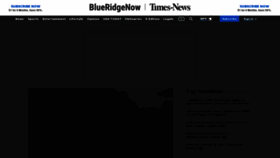 What Blueridgenow.com website looked like in 2021 (2 years ago)