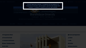 What Bdu.ac.in website looked like in 2021 (2 years ago)