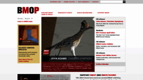 What Bmop.org website looked like in 2021 (2 years ago)