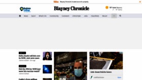 What Blayneychronicle.com.au website looked like in 2021 (2 years ago)