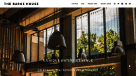 What Bargehouse.co.uk website looked like in 2021 (2 years ago)