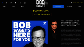 What Bobsaget.com website looked like in 2021 (2 years ago)