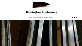 What Birminghamprintmakers.org website looked like in 2021 (2 years ago)