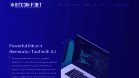 What Bitcoinfobit.com website looked like in 2021 (2 years ago)