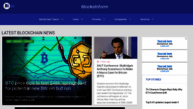 What Blocksinform.com website looked like in 2021 (2 years ago)