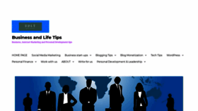 What Businessandlifetips.com website looked like in 2021 (2 years ago)