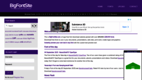 What Bigfontsite.com website looked like in 2021 (2 years ago)