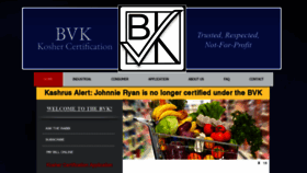 What Bvkkosher.com website looked like in 2021 (2 years ago)