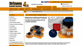 What Brinsea.com website looked like in 2021 (2 years ago)