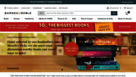 What Barnesandnoble.com website looked like in 2021 (2 years ago)