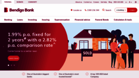 What Bendigobank.com.au website looked like in 2021 (2 years ago)