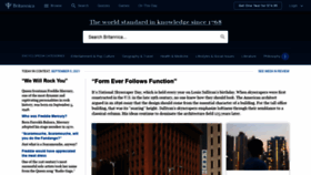 What Britannica.com website looked like in 2021 (2 years ago)