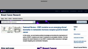What Breast-cancer-research.com website looked like in 2021 (2 years ago)