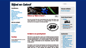 What Bijbelengeloof.com website looked like in 2021 (2 years ago)