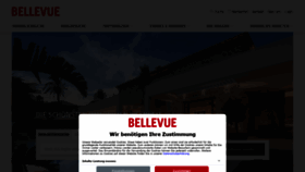 What Bellevue.de website looked like in 2021 (2 years ago)