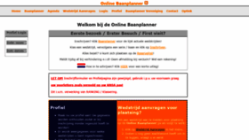 What Baanplanner.eu website looked like in 2021 (2 years ago)