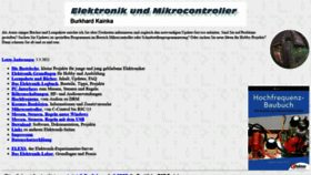 What B-kainka.de website looked like in 2021 (2 years ago)
