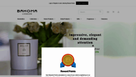What Bahoma.com website looked like in 2021 (2 years ago)