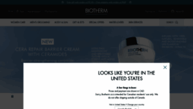 What Biotherm.ca website looked like in 2021 (2 years ago)