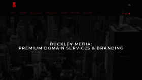 What Buckleymedia.com website looked like in 2021 (2 years ago)