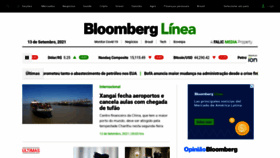 What Bloomberglinea.com.br website looked like in 2021 (4 years ago)