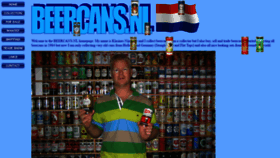What Beercans.nl website looked like in 2021 (2 years ago)