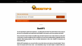 What Beemp3s.net website looked like in 2021 (2 years ago)